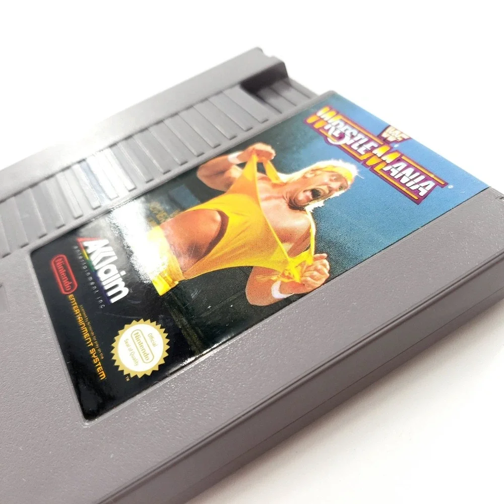 WWF WrestleMania Nintendo NES Authentic w/ Manual & Case Tested & Works